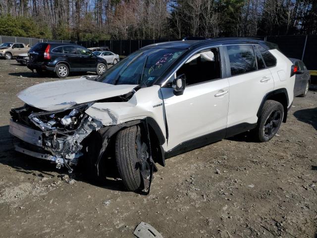 JTME6RFV5MJ005447 - 2021 TOYOTA RAV4 XSE WHITE photo 1