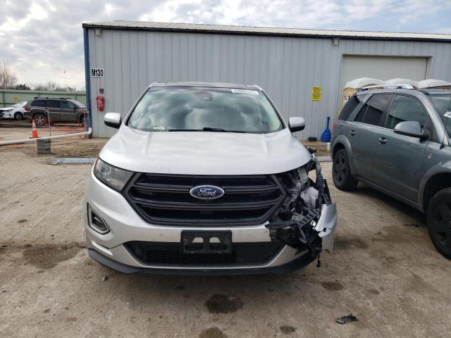 2FMTK4AP8FBB48989 - 2015 FORD EDGE SPORT GRAY photo 5