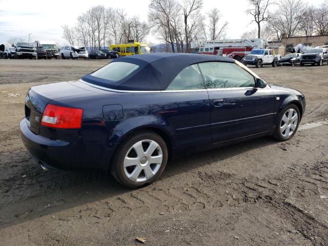 WAUDT48H26K003552 - 2006 AUDI A4 QUATTRO BLUE photo 3