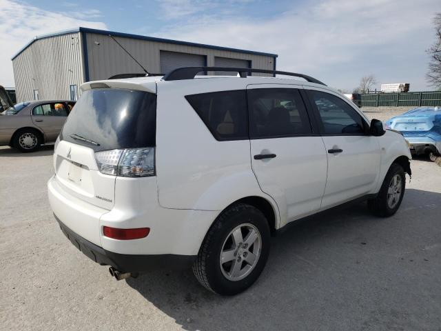 JA4MS31X97Z004945 - 2007 MITSUBISHI OUTLANDER ES WHITE photo 3