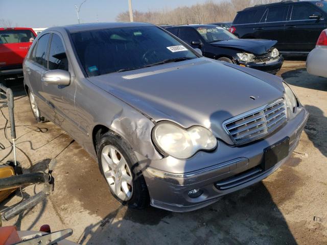 WDBRF92H17F892228 - 2007 MERCEDES-BENZ C 280 4MATIC GRAY photo 4