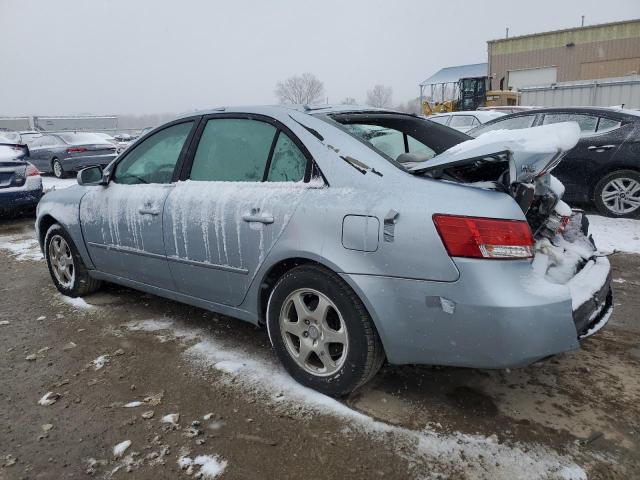 5NPEU46F96H146146 - 2006 HYUNDAI SONATA GLS BLUE photo 2