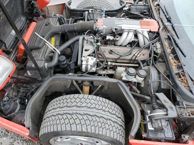 1G1YY2183J5113787 - 1988 CHEVROLET CORVETTE RED photo 11