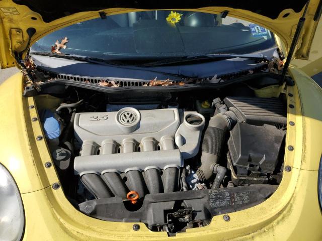 3VWPG31C18M517494 - 2008 VOLKSWAGEN BEETLE S YELLOW photo 11