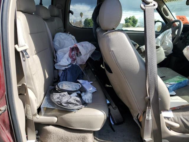 5TBRU34155S451793 - 2005 TOYOTA TUNDRA ACCESS CAB SR5 BURGUNDY photo 10