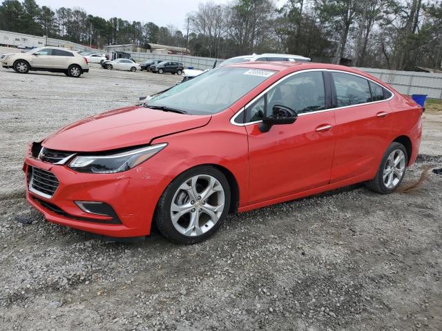 1G1BF5SMXH7185805 - 2017 CHEVROLET CRUZE PREMIER RED photo 1