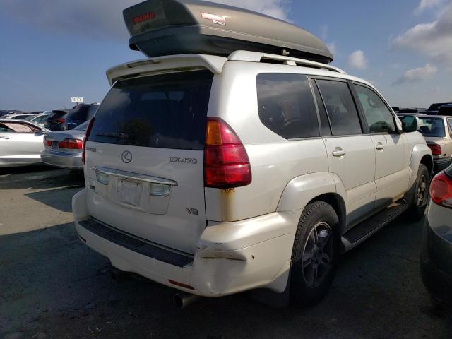 JTJBT20X540068242 - 2004 LEXUS GX 470 WHITE photo 3