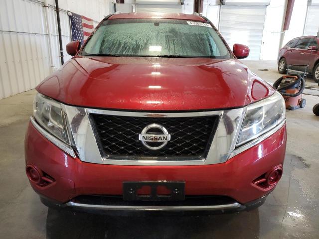 5N1AR2MM4EC688797 - 2014 NISSAN PATHFINDER S RED photo 5