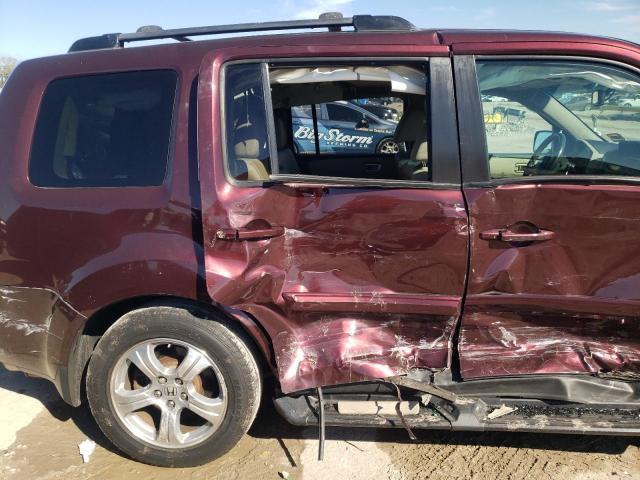 5FNYF4H54FB003289 - 2015 HONDA PILOT EXL BURGUNDY photo 11