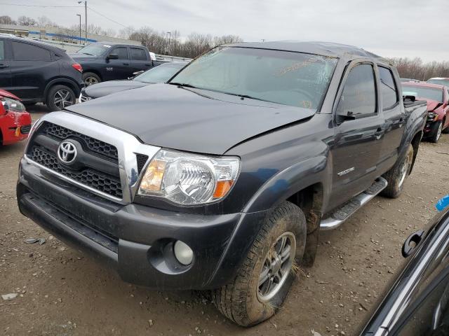 5TFJU4GN4BX009683 - 2011 TOYOTA TACOMA DOUBLE CAB PRERUNNER GRAY photo 1