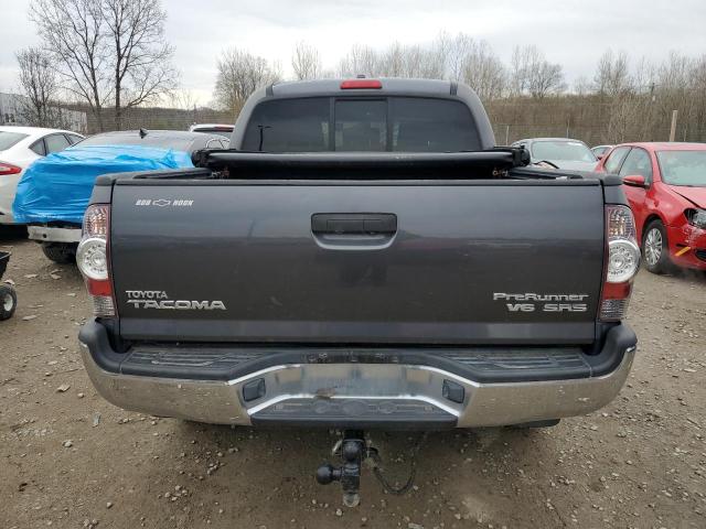 5TFJU4GN4BX009683 - 2011 TOYOTA TACOMA DOUBLE CAB PRERUNNER GRAY photo 6