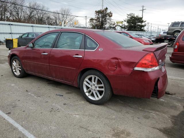 2G1WU583189272741 - 2008 CHEVROLET IMPALA LTZ RED photo 2