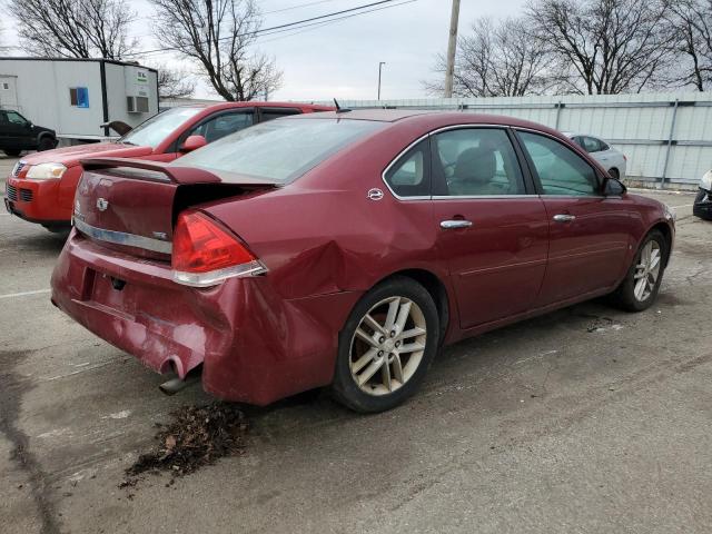 2G1WU583189272741 - 2008 CHEVROLET IMPALA LTZ RED photo 3