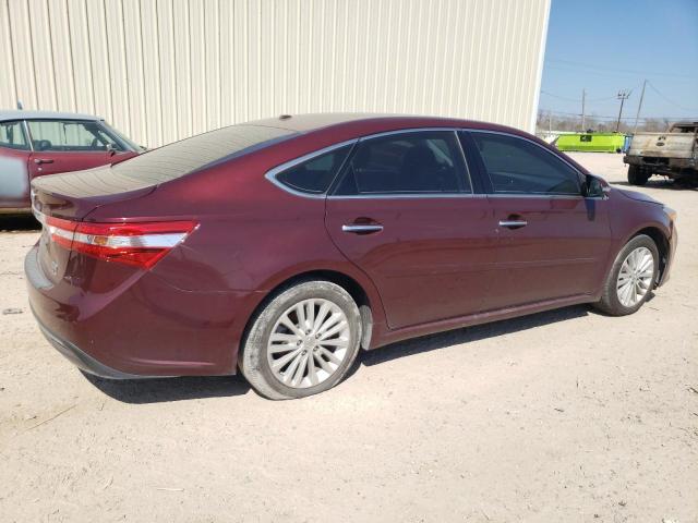 4T1BD1EBXEU026856 - 2014 TOYOTA AVALON HYBRID MAROON photo 3