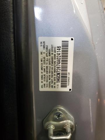 1HGCM72674A024146 - 2004 HONDA ACCORD EX SILVER photo 13