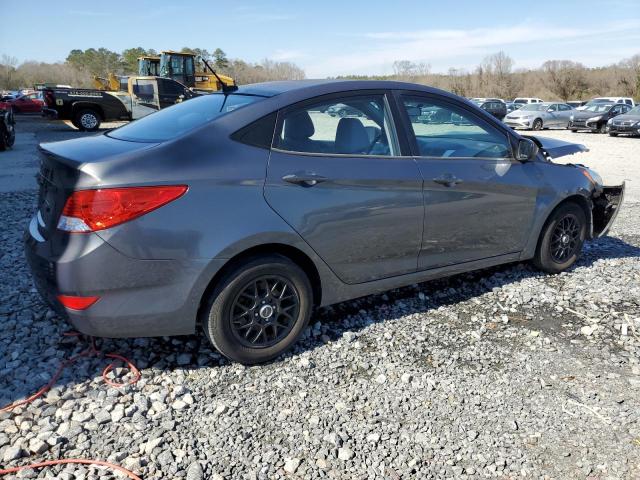 KMHCT4AE9CU170064 - 2012 HYUNDAI ACCENT GLS CHARCOAL photo 3