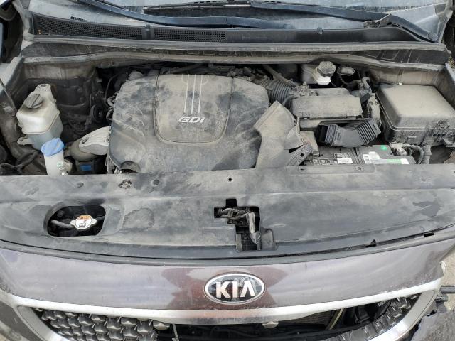 KNDME5C16F6053151 - 2015 KIA SEDONA SXL GRAY photo 12