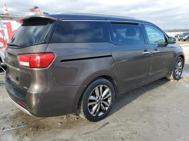 KNDME5C16F6053151 - 2015 KIA SEDONA SXL GRAY photo 3