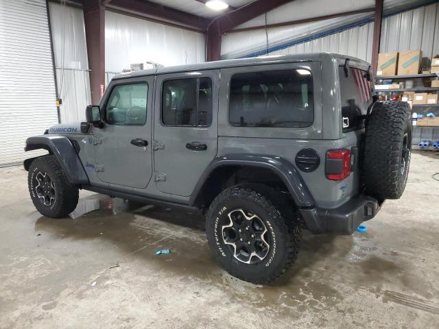 1C4JJXR60MW781817 - 2021 JEEP WRANGLER RUBICON 4XE GRAY photo 2