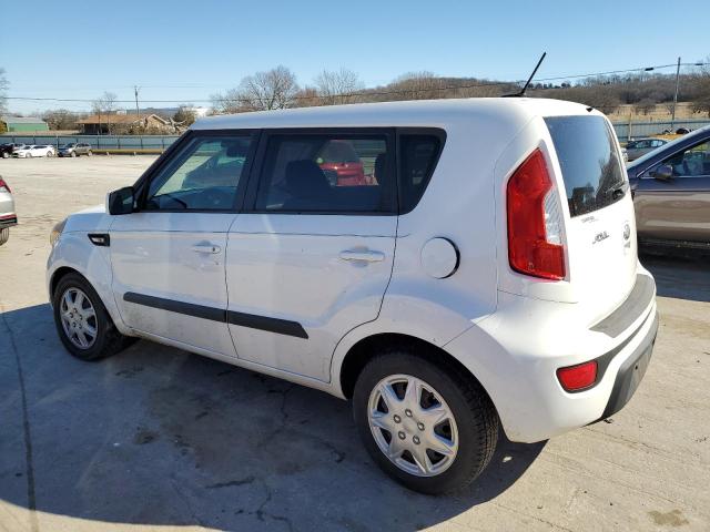 KNDJT2A51D7754040 - 2013 KIA SOUL WHITE photo 2