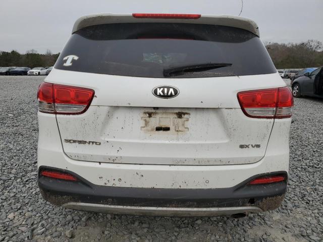 5XYPH4A58GG101736 - 2016 KIA SORENTO EX WHITE photo 6