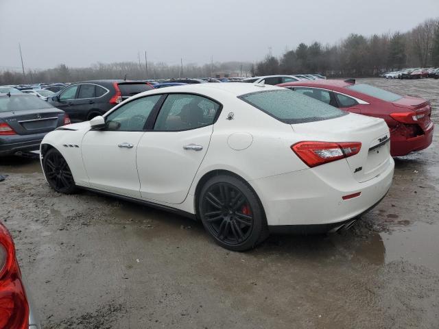 ZAM57RTL5H1225267 - 2017 MASERATI GHIBLI S WHITE photo 2