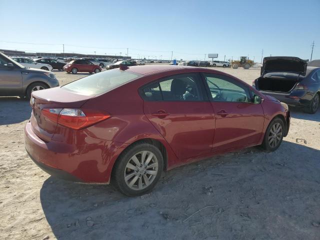 KNAFX4A61E5155745 - 2014 KIA FORTE LX RED photo 3