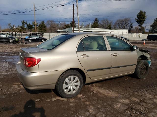 2T1BR32E87C781987 - 2007 TOYOTA COROLLA CE TAN photo 3