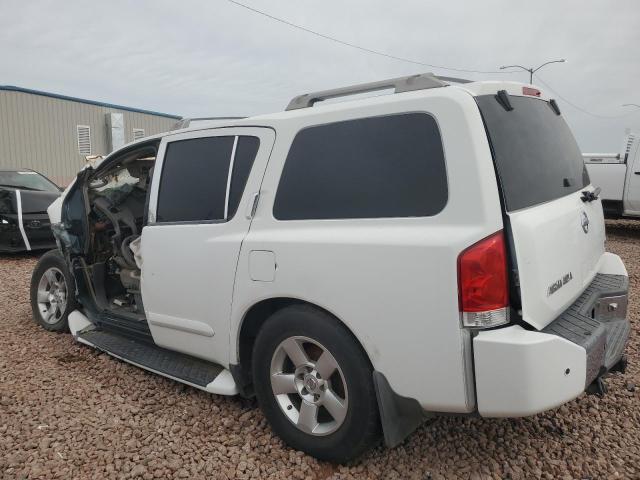 5N1AA08A65N708936 - 2005 NISSAN ARMADA SE WHITE photo 2