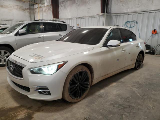 JN1BV7AR9FM406945 - 2015 INFINITI Q50 BASE WHITE photo 1