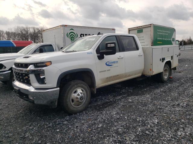 1GB4YTEY4MF136696 - 2021 CHEVROLET SILVERADO K3500 LT WHITE photo 1