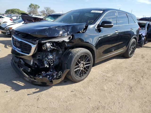 5XYPG4A33KG513346 - 2019 KIA SORENTO L BLACK photo 1