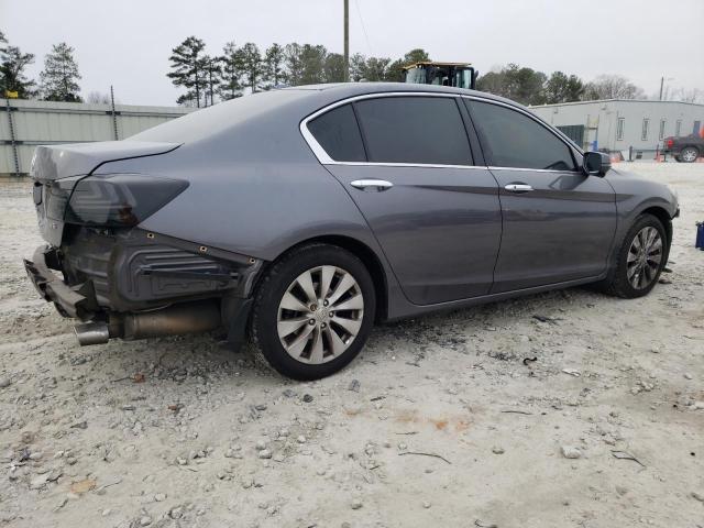 1HGCR3F82EA021419 - 2014 HONDA ACCORD EXL GRAY photo 3