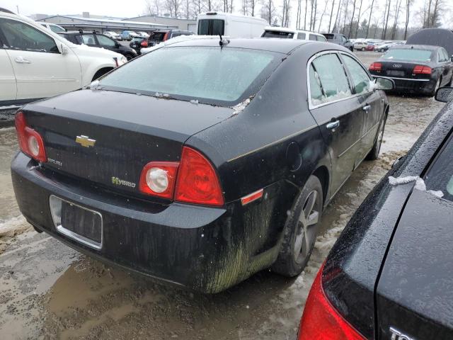 1G1ZF57569F118061 - 2009 CHEVROLET MALIBU HYBRID BLACK photo 3