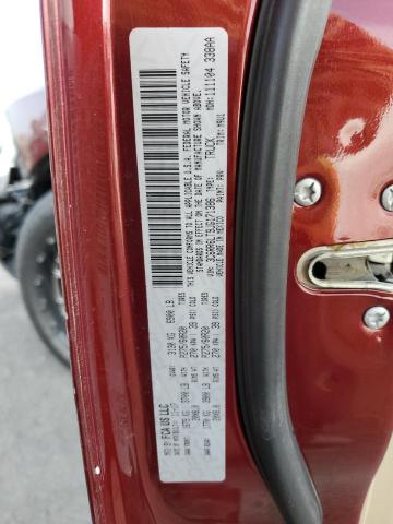 3C6RR6LT9JG171386 - 2018 RAM 1500 SLT BURGUNDY photo 12