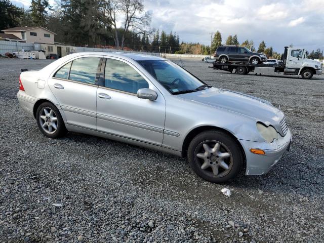 WDBRF61J21F065400 - 2001 MERCEDES-BENZ C 240 SILVER photo 4