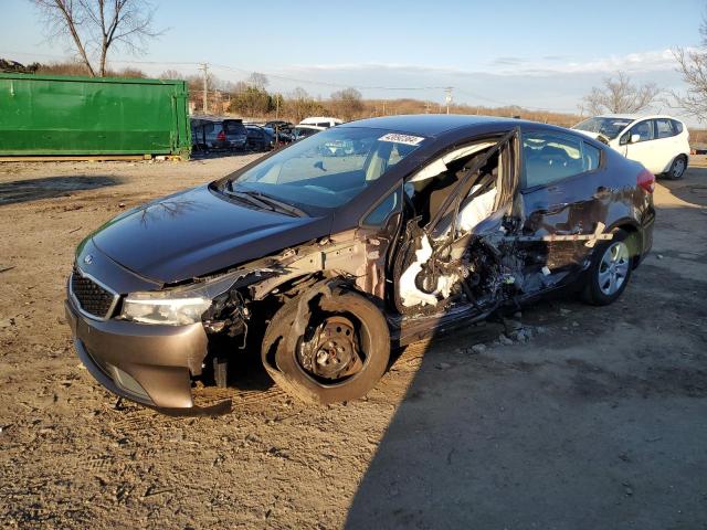 3KPFK4A77HE059704 - 2017 KIA FORTE LX BROWN photo 1