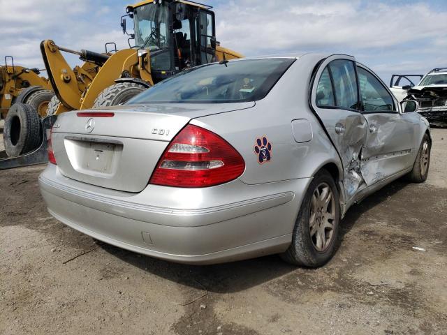 WDBUF26J15A530358 - 2005 MERCEDES-BENZ E-CLASS 320 CDI SILVER photo 3