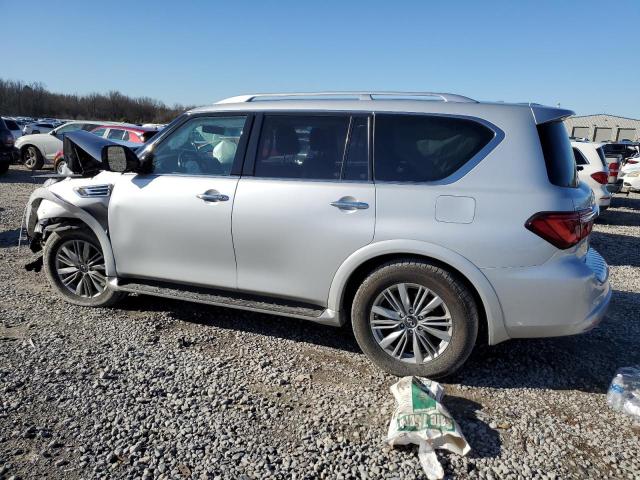 JN8AZ2NF5L9702872 - 2020 INFINITI QX80 LUXE SILVER photo 2