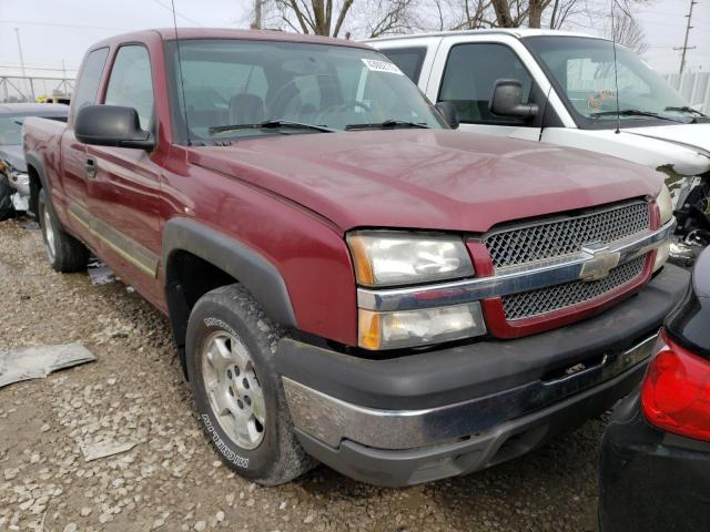 1GCEK19T74E249181 - 2004 CHEVROLET SILVER1500 K1500 MAROON photo 4