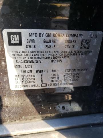 KL4CJBSB8EB572976 - 2014 BUICK ENCORE CONVENIENCE 黑色 照片 12