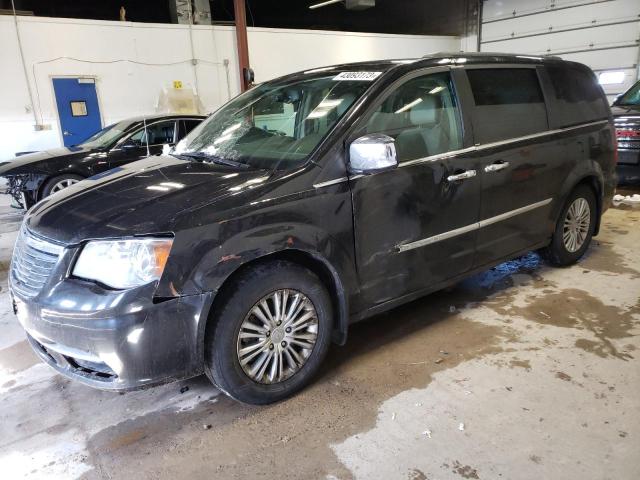 2C4RC1CGXDR661222 - 2013 CHRYSLER TOWN & COU TOURING L BLACK photo 1