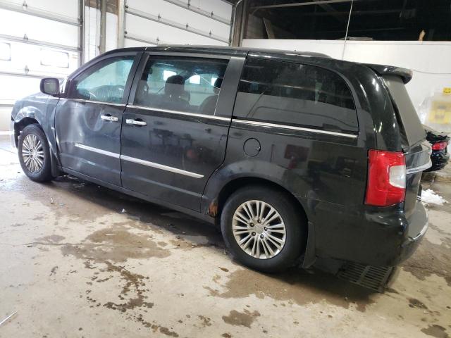 2C4RC1CGXDR661222 - 2013 CHRYSLER TOWN & COU TOURING L BLACK photo 2