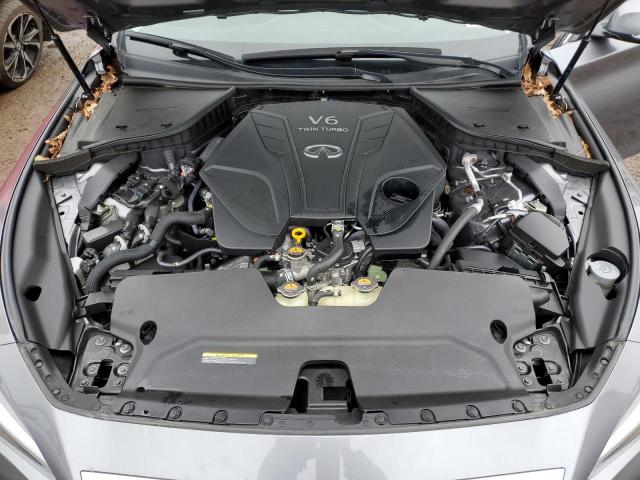 JN1EV7AR7KM554440 - 2019 INFINITI Q50 LUXE GRAY photo 11