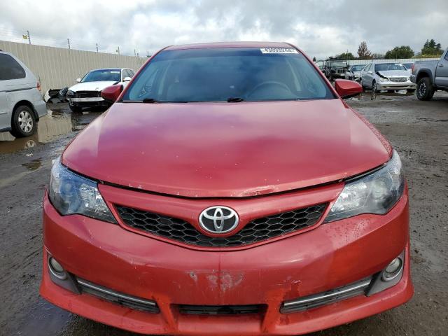 4T1BF1FK8EU784977 - 2014 TOYOTA CAMRY L RED photo 5