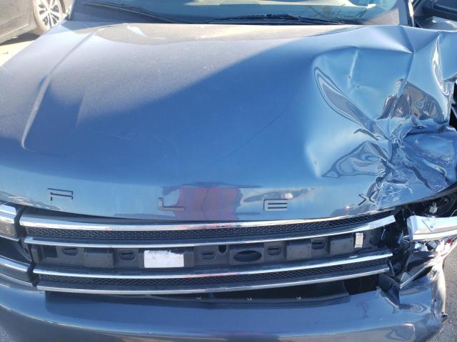 2FMHK6C83KBA31631 - 2019 FORD FLEX SEL BLUE photo 12