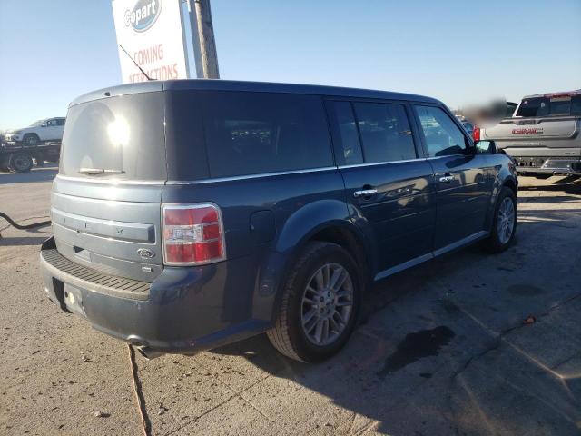 2FMHK6C83KBA31631 - 2019 FORD FLEX SEL BLUE photo 3