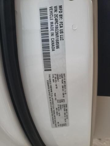 2C4RC1BG3NR168596 - 2022 CHRYSLER PACIFICA TOURING L Ağ foto 14