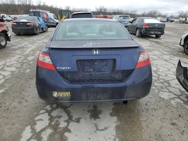 2HGFG1B85AH502791 - 2010 HONDA CIVIC EX BLUE photo 6