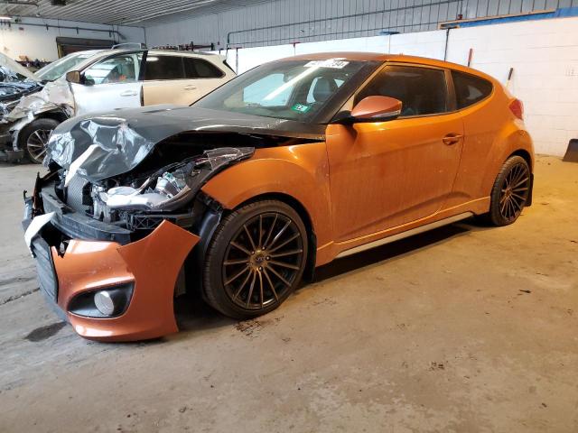 KMHTC6AE2DU180948 - 2013 HYUNDAI VELOSTER TURBO ORANGE photo 1